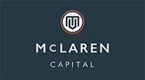 A logo of a Sprint Enterprise client – McLaren Capital