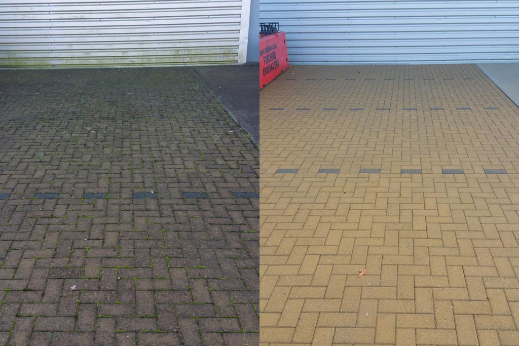 Car park pressure washing in Sevenoaks Car park pressure washing in Sevenoaks