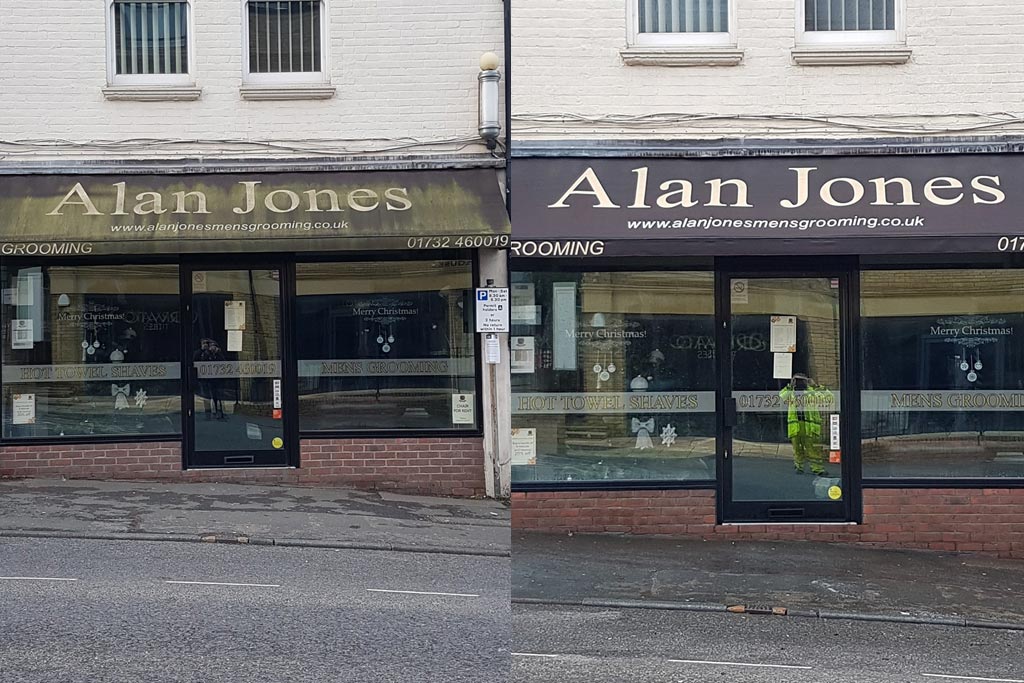 Retail premises pressure washing in Sevenoaks Retail premises pressure washing in Sevenoaks