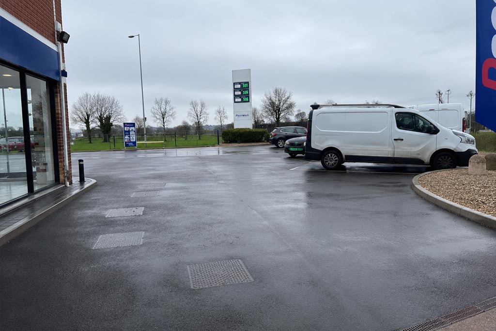 Forecourt pressure washing in Sevenoaks Forecourt pressure washing in Sevenoaks